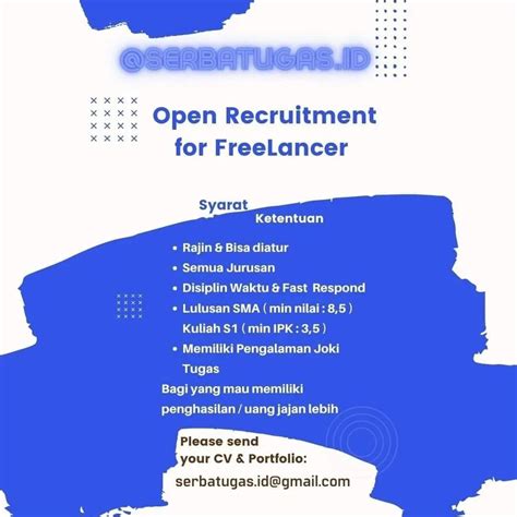 Loker Freelance Bandung Homecare