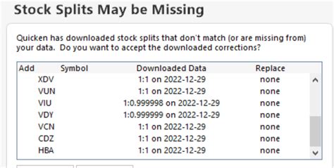 Why Does Quicken Prompt Me For Stock Splits Quicken