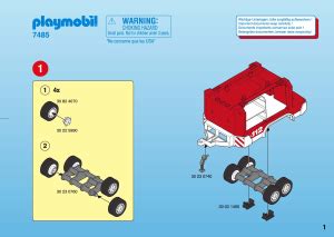 Mode Demploi Playmobil Set Rescue Grand H Pital