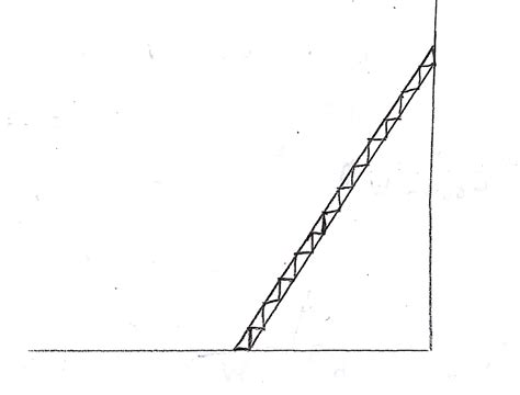 Solved A Uniform Ladder Of Length L 3 00 M And Weight W