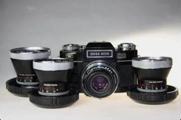 Zeiss Ikon Contaflex Super BC Schwarz Mit 35mm 50 85 U 115mm