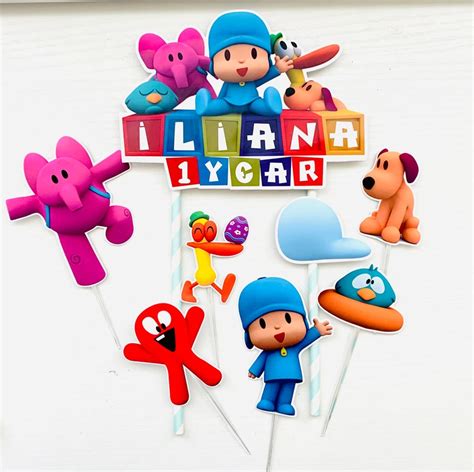 Personalized Pocoyo Cake Topper Etsy