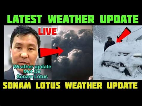 Weather Latest Update Met Dir Sonam Lotus 7 Feb Ko JK Ladakh