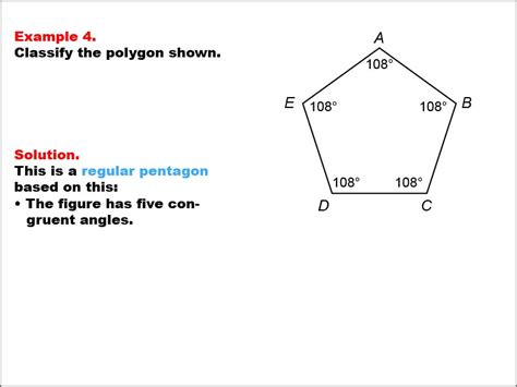 Math Example--Polygons--Polygon Classification: Example 4 | Media4Math