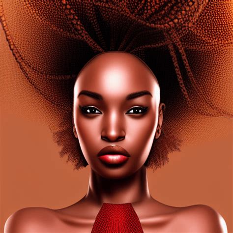 Beautiful Black Woman 8k Digital Art · Creative Fabrica