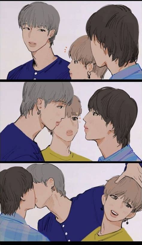 Fanarts Vkook Namjin Y Yoonmin Namjin Fan Art Yoonmin Fanart