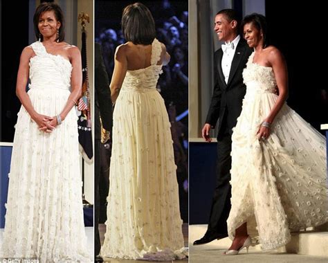 First Lady Michelle Obama's first inaugural ball gown. | Michelle obama ...