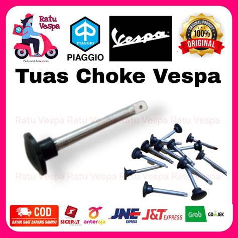 Jual Tuas Choke Cuk Vespa Warna Hitam Vespa Super Sprint PX Exclusive