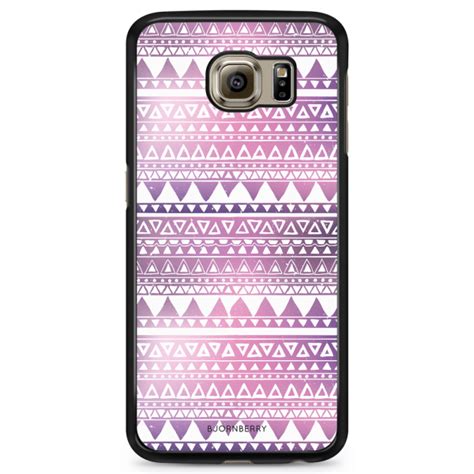 Bjornberry Skal Samsung Galaxy S6 Edge Lila Aztec Fyndiq