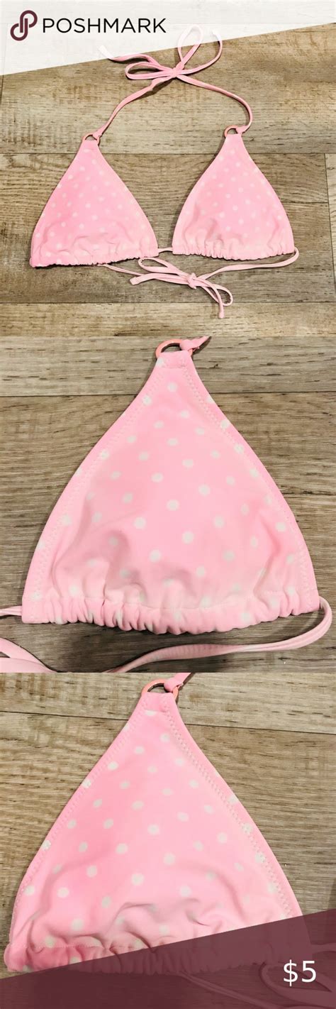 Forever Pink Polka Dot Bikini Top Polka Dot Bikini Top Pink Polka