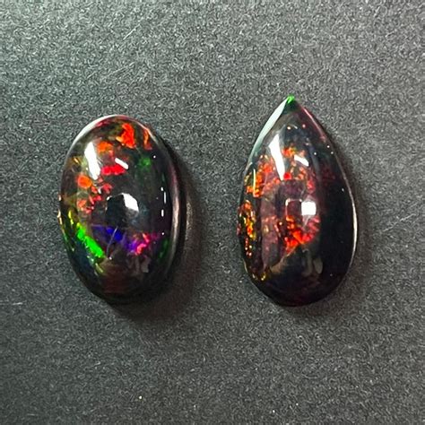 Ct Black Ethiopian Opal Black Opal Welo Opal Multifire Opal Opal