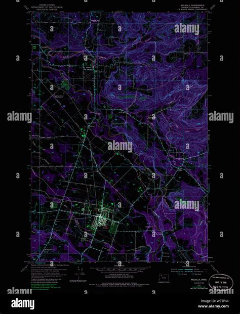 Map of molalla oregon hi-res stock photography and images - Alamy