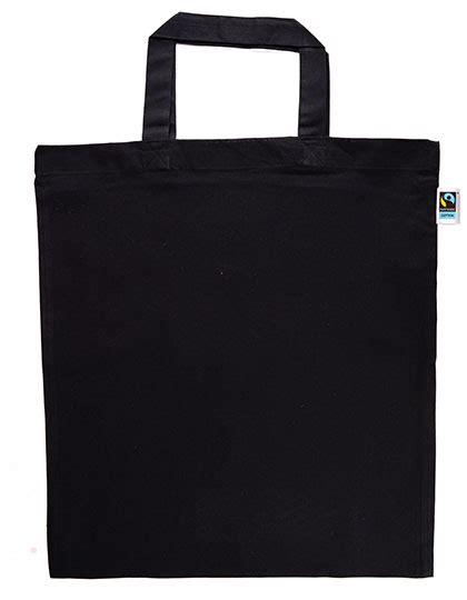 Fairtrade Cotton Bag Short Handles Xt500n Conquesk