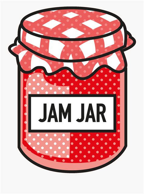 Transparent Canning Jar Clipart - Jam Jar Clip Art , Free Transparent Clipart - ClipartKey