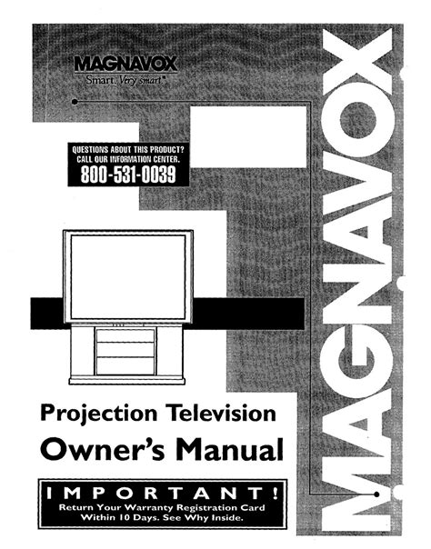 Magnavox 6p4850 Owners Manual Pdf Download Manualslib