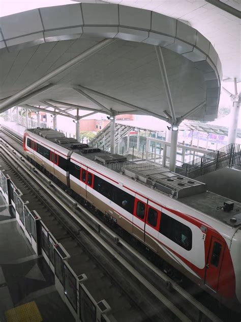 Lrt Jakarta Editorial Image Image Of Architecture Arrival 150802960