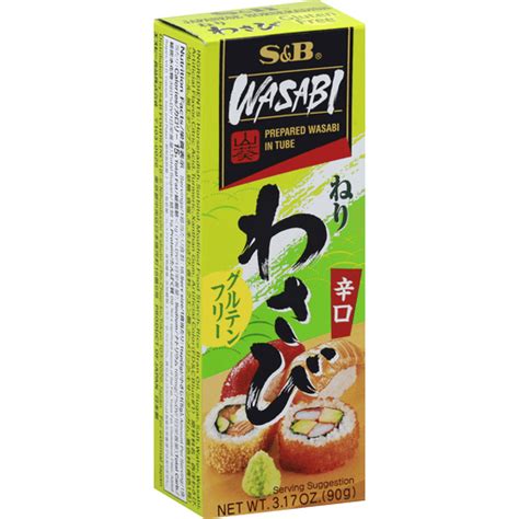 S And B Wasabi Prepared In Tube Packaged Meals And Side Dishes Foodtown