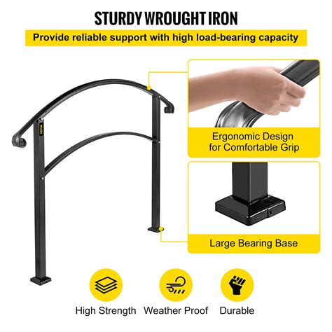 Buy Happybuy Handrails For Outdoor Steps Fit Or Steps Outdoor