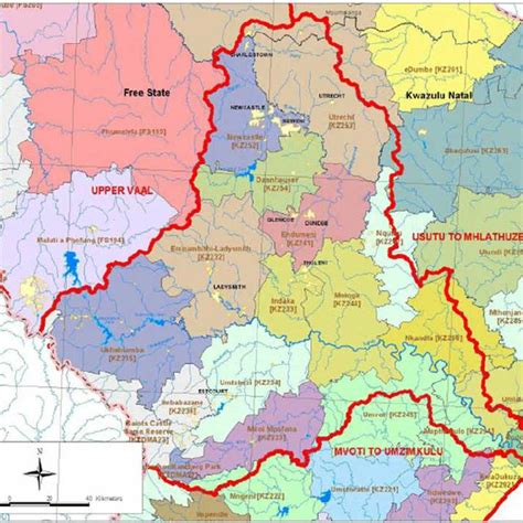 Observed land-use map of 2005. Source: Ezemvelo KZN Wildlife (2011) | Download Scientific Diagram