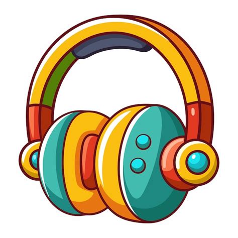 Headphone Isolated On White Background Cute Image Of Headset Vector Illustration Generated Ai