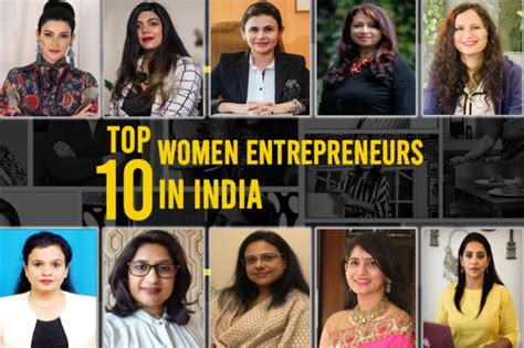 Top 10 Women Entrepreneurs In India 2023 B2b