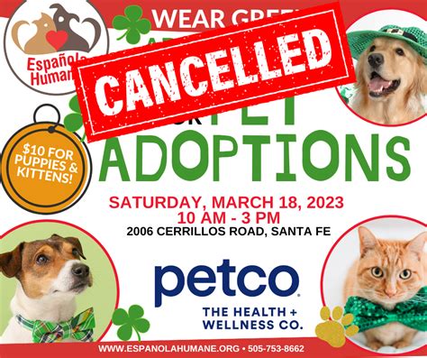 Petco Hosts Adoption Event - Española Humane