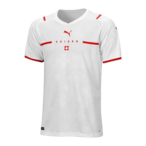 PUMA Schweiz Trikot Away EM 2021 Weiss F16 Weiss