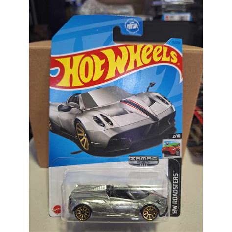 [with Case] 17 Pagani Huayra Roadster Zamac Walmart Exclusive 2023