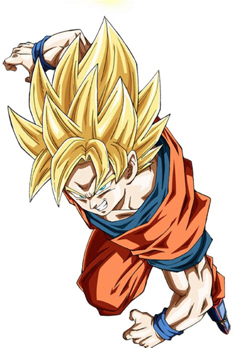 Super Saiyan Goku Dokkan Battle Render 13 By Princeofdbzgames On Deviantart