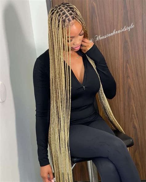 18 Large Knotless Braids Hairstyles MoonaMohmmad