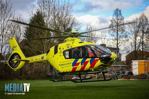 Traumahelikopter Landt In Gouda Hm Nl