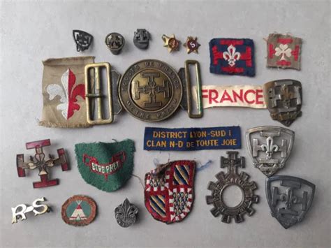 LOT SCOUT ANCIEN Insignes Patchs SF Scoutisme EUR 21 50 PicClick FR