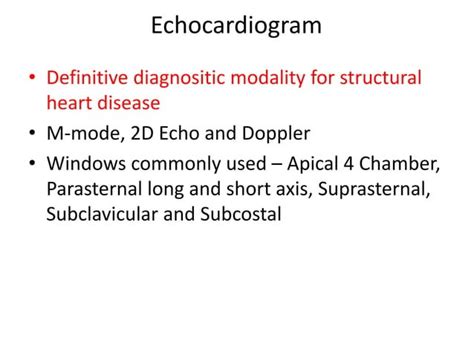 Approach To Congenital Cyanotic Heart Diseases Ppt