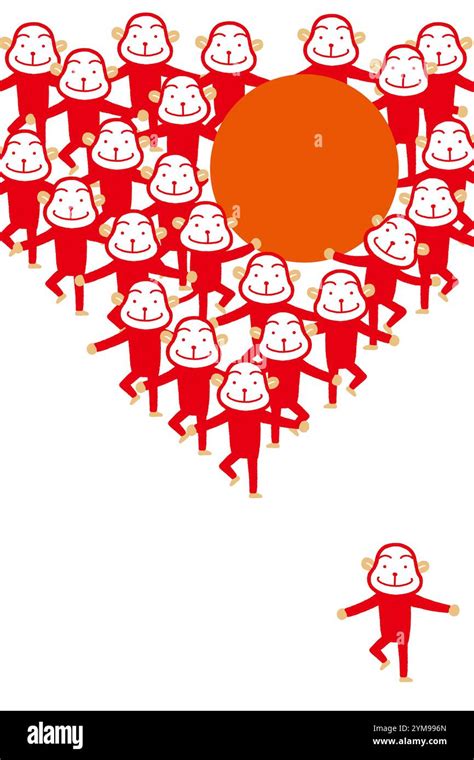 monkey friends posing  sunrise stock photo alamy