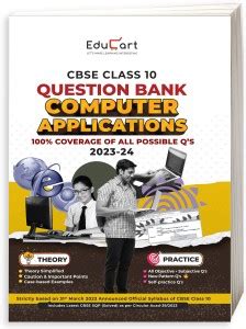 OLD Educart CBSE Class 10 COMPUTER APPLICATION Question Bank 2023 24