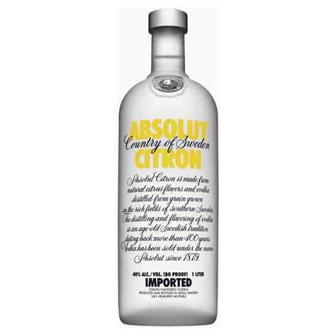 ABSOLUT CITRON VODKA - Value Cellars