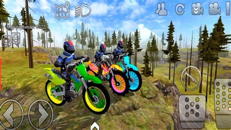 Green Mountain Bike Simulator Offroad Gameplay Motorbike Full Speed