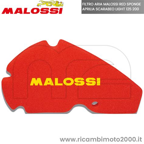 Filtro Aria FILTRO ARIA MALOSSI RED SPONGE APRILIA SCARABEO LIGHT 125