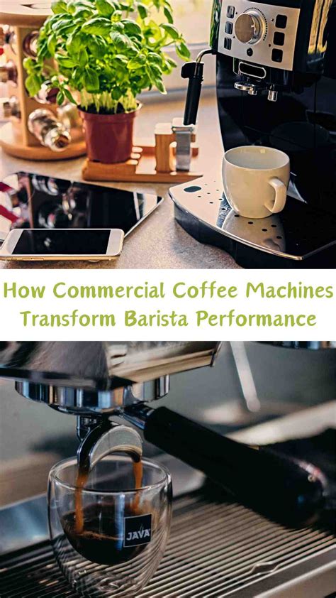 How Commercial Coffee Machines Transform Barista Performance