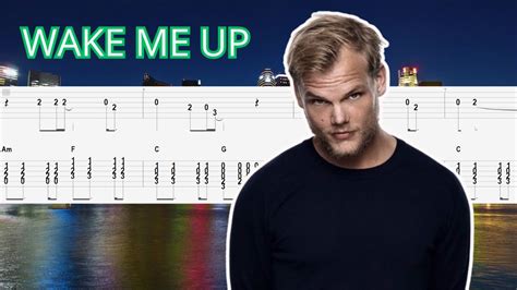 Avicii Wake Me Up Guitar Tutorial Tab Chord Youtube