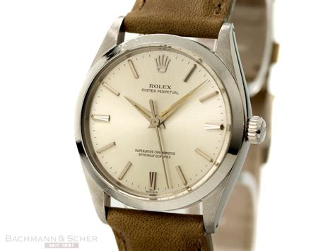 Rolex Vintage Oyster Perpetual Ref Stainless Steel Papers Bj