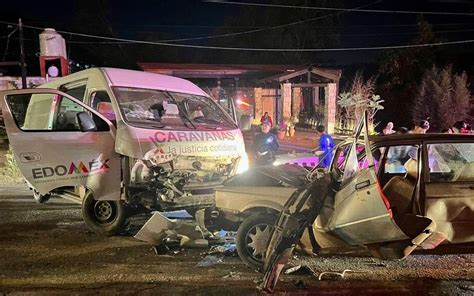 Choque En La Toluca Tenancingo Deja Cinco Personas Lesionadas El Sol De Toluca Noticias