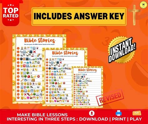 Bible Emoji Game Bible Stories Printable Bible Stories Quiz Church And