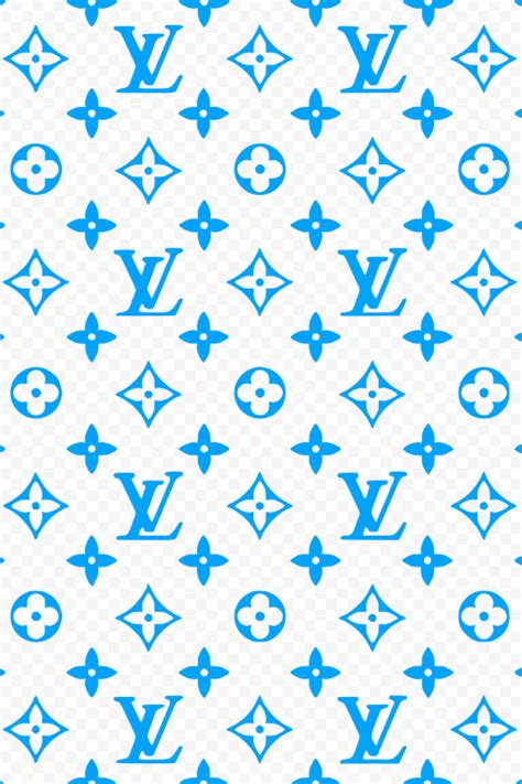 Lv Louis Vuitton Blue Pattern HD PNG Citypng