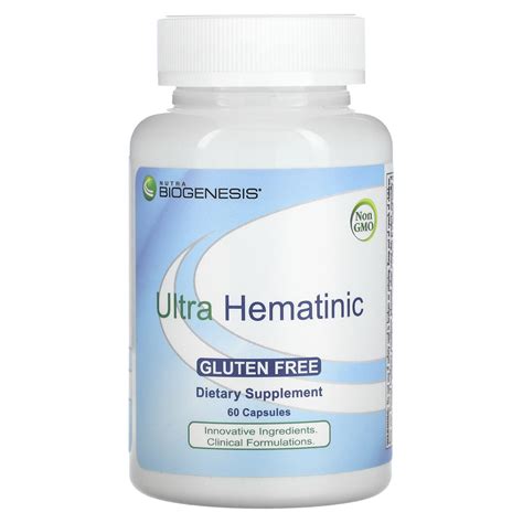 Nutra Biogenesis Ultra Hematinic Capsules