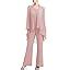 Ranrann Womens Elegant Wedding Guest Pants Suit Piece Set Formal