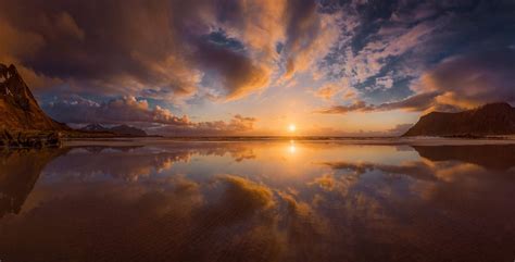 デスクトップ壁紙 日光 風景 山々 日没 湖 自然 反射 空 写真 雲 日の出 イブニング 朝 海岸 太陽