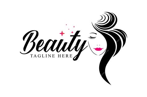 Premium Vector | Beauty hair salon logo design.