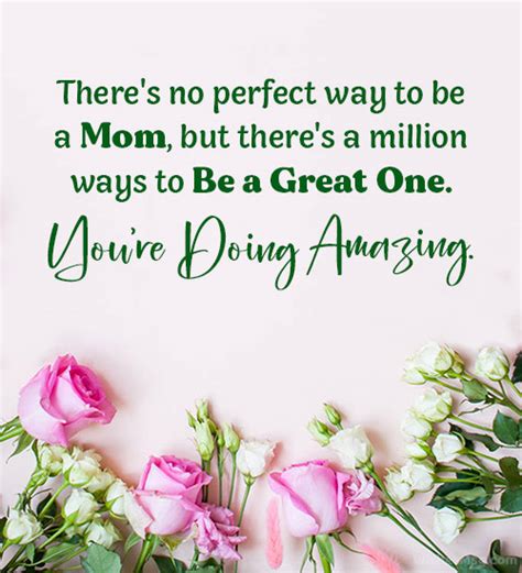 Words Of Encouragement To A New Mom Wishesmsg