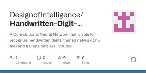Github Designofintelligence Handwritten Digit Recognition